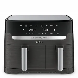 Мультипечь-гриль Tefal Easy Fry & Grill Dual XXL EY905B10 8,3 л нержавеющая сталь synthetic.ua - Фото 1