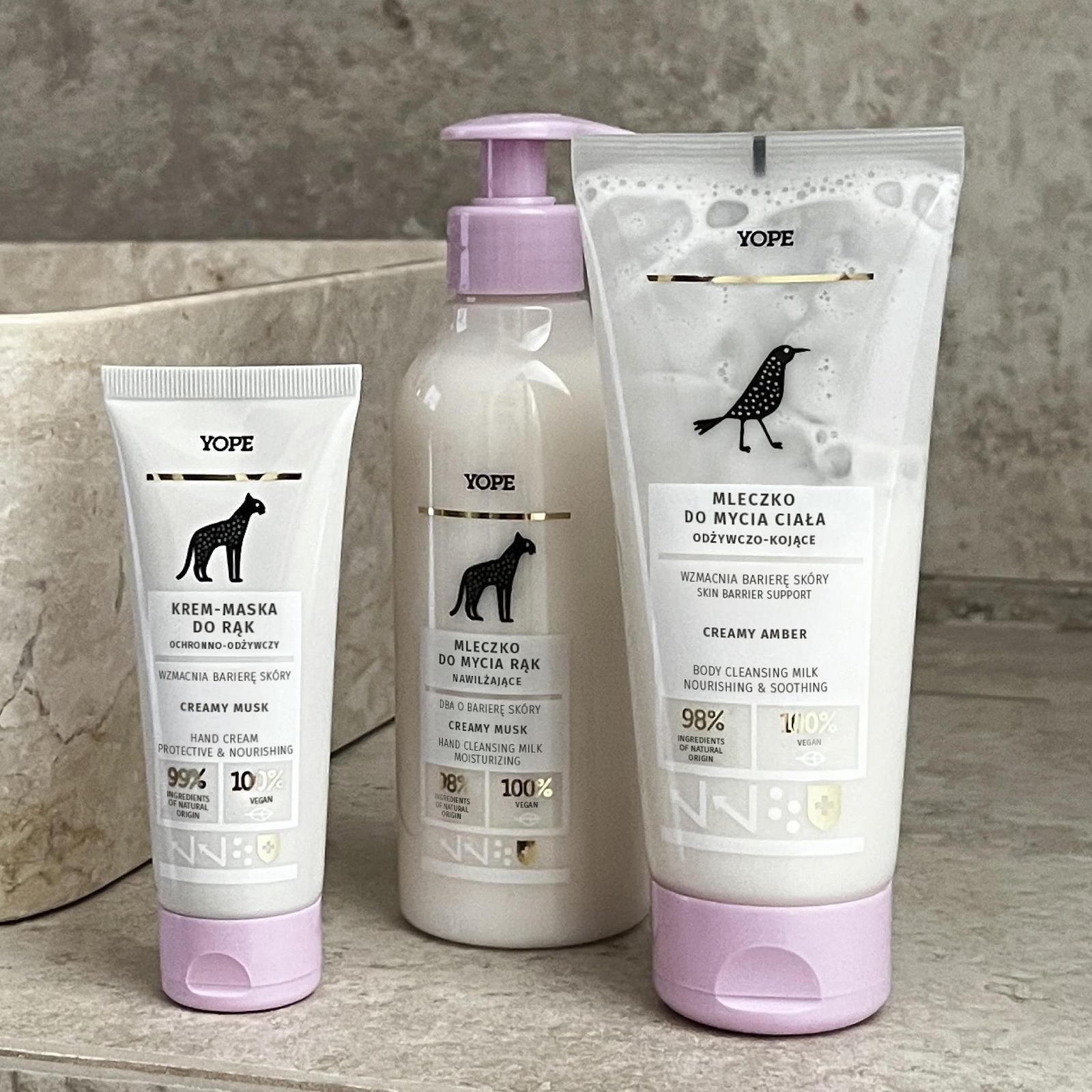 Гель-крем для душа YOPE Creamy Amber питательный увлажняющий нейтральный pH масло ши веганский без SLS 98% натуральных ингредиентов 200 мл, фото №3