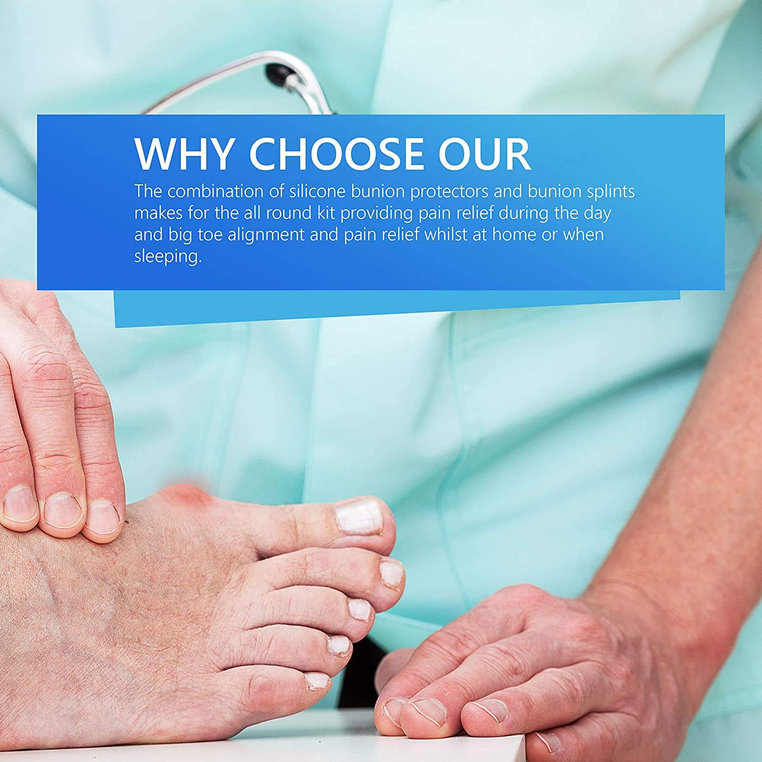 Коректор великого пальця стопи Ортопедичні, зручна ходьба (2 пари), фото №3 Коректор великого пальця стопи Ортопедичні, зручна ходьба (2 пари), фото №3