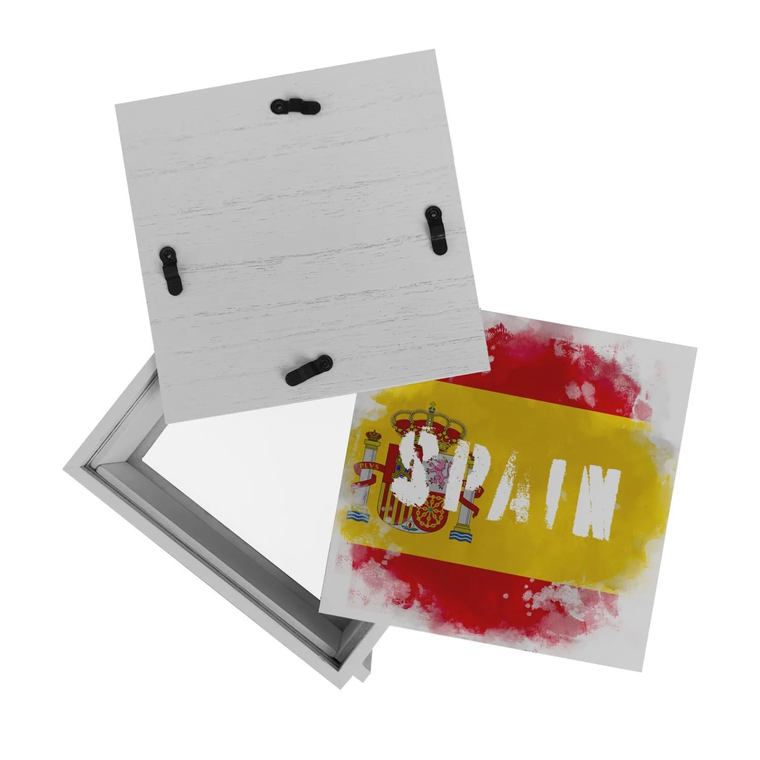 Скарбничка Wooden Spain Flag Used Look, фото №8