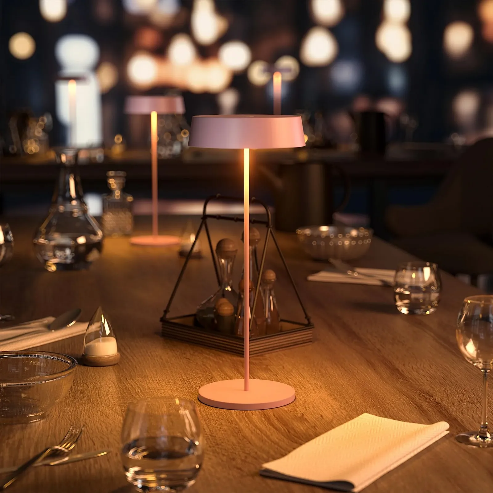 Настільна лампа Palmina 901 LED Регульована яскравість 4400 mAh Бездротова IP54, фото №2