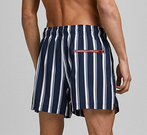 Шорти для плавання JJIMAUI JJSWIMSHORTS ST STRIPE 12186194 Navy Blazer Jack&Jones Темно-синій XL synthetic.ua - Фото 1