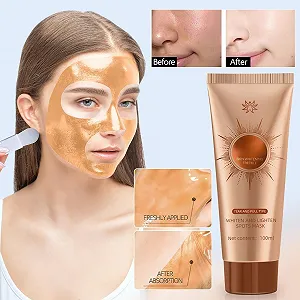 Маска для лица Parowu Brightening and Stain Removal, травяная маска-пленка для лица от пятен, маска-пленка для лица против морщин, маска для осветления и омоложения от веснушек, 100 мл (3 шт.) synthetic.ua - Фото 1