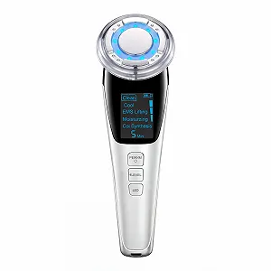 Многофункциональный массажер для лица Hot and Cold Extraction Device с горячим и холодным режимами, EMS микротоком и светотерапией Colorume D818 - Фото 1