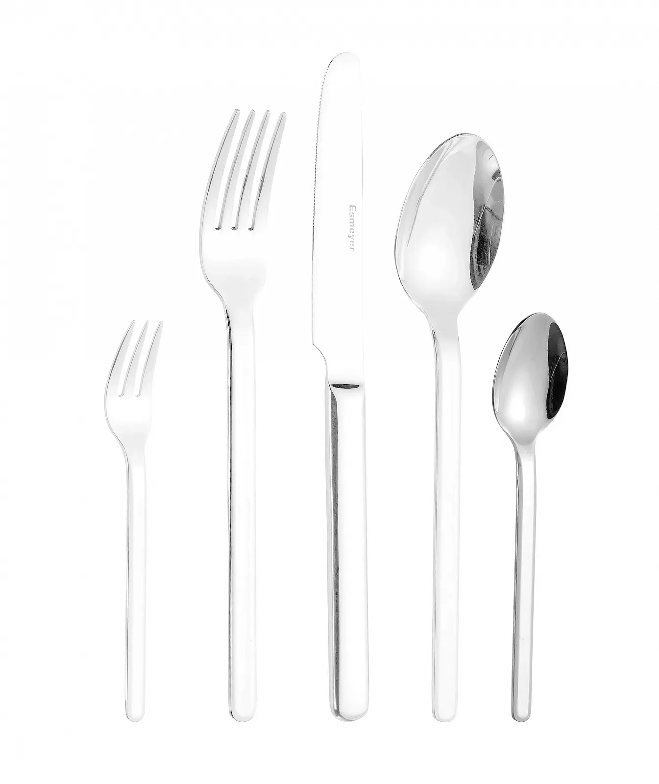 Ложка чайна Esmeyer Bettina Нержавіюча сталь 18/10 Полірована 12 шт, Сріблястий, 12 шт, фото №2