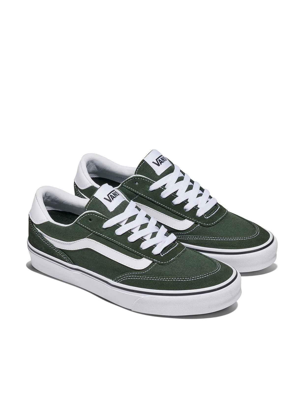 Кросівки Vans Brooklyn Block Canvas Зелений, фото №6