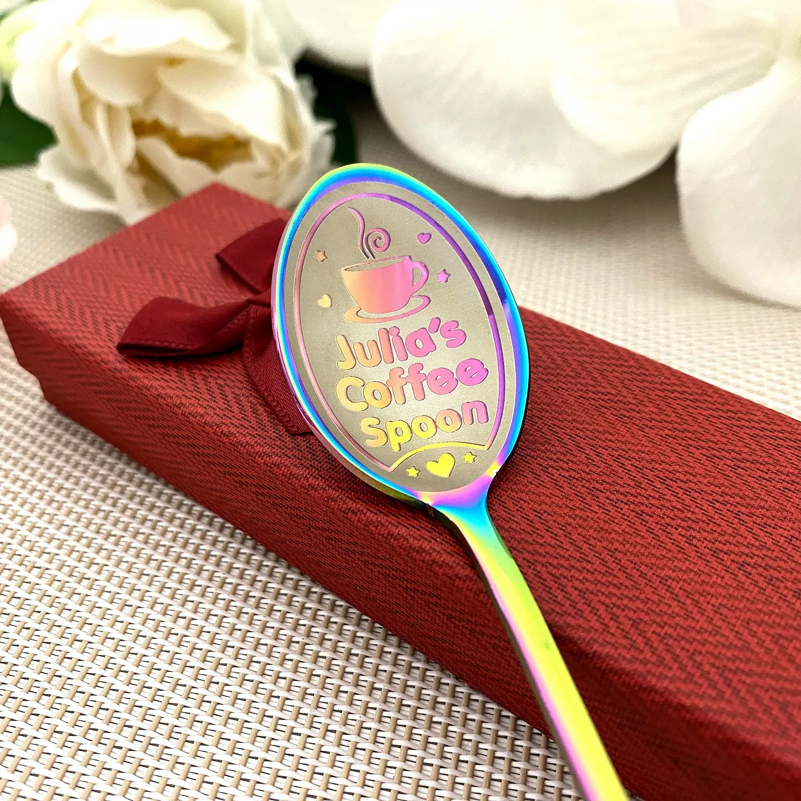 Ложка для кави з іменем на замовлення подарунок для дівчини довга, фото №6 Ложка для кави з іменем на замовлення подарунок для дівчини довга, фото №6