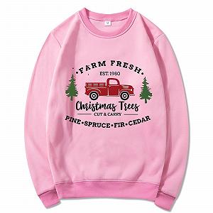 Женский Свитер с круглым вырезом Модный Повседневный Принт с буквами Круглый вырез Длинный рукав Топы synthetic.ua - Фото 1