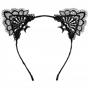 Обруч для волос Ушки кота на Хэллоуин synthetic.ua - Фото 1