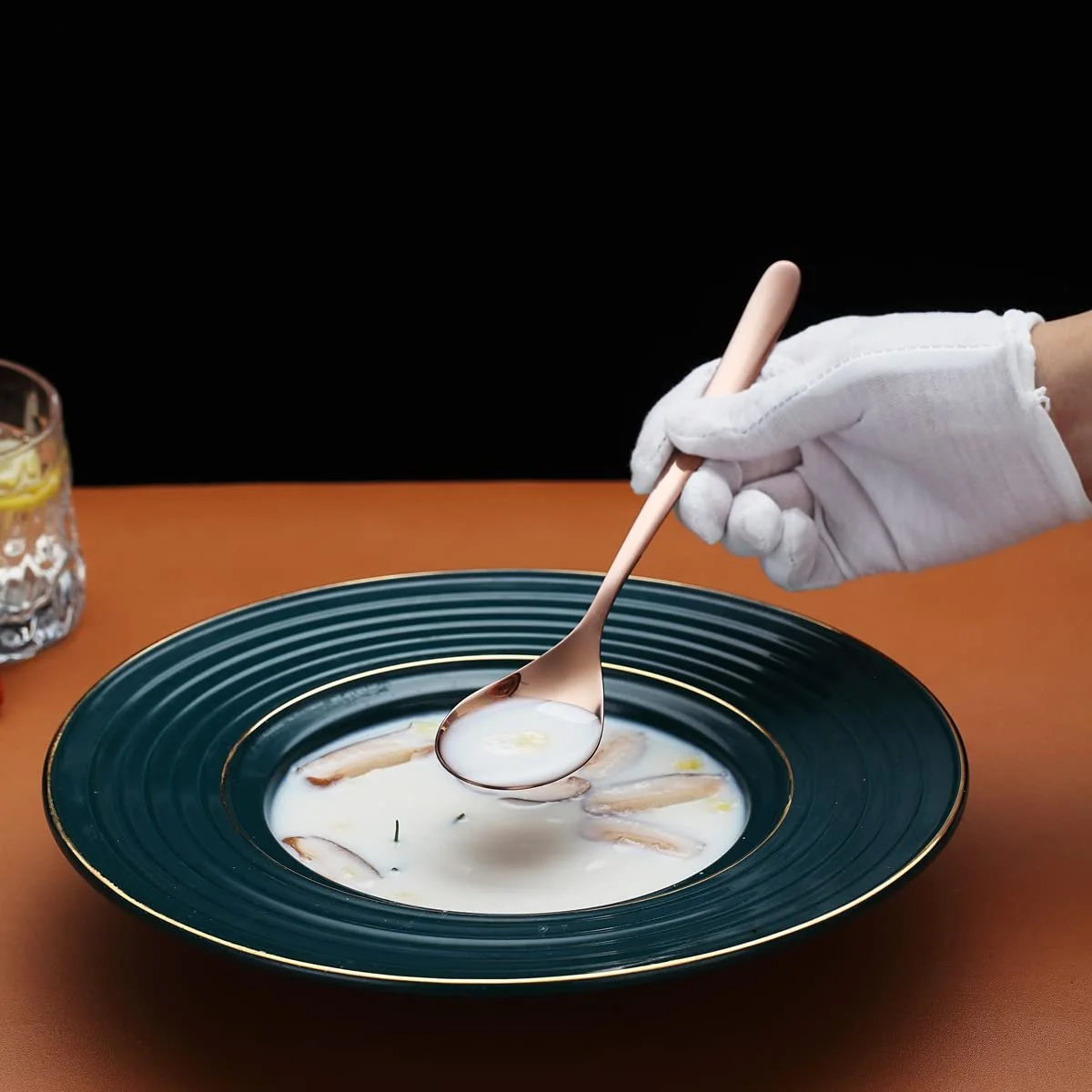 Ложки столовые Kyraton Rose Gold, 6 шт, 8 дюймов, нержавеющая сталь, титановое покрытие, розовое золото, фото №7 Ложки столовые Kyraton Rose Gold, 6 шт, 8 дюймов, нержавеющая сталь, титановое покрытие, розовое золото, фото №7