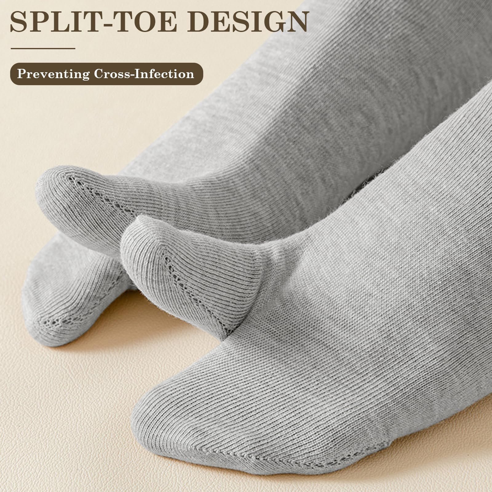 Носки с пальцами Joyan для мужчин и женщин, носки для вьетнамок, нескользящие носки с пальцами, носки Crew Trainer, мягкие и удобные, подходят для спорта, бега, ходьбы, фото №3