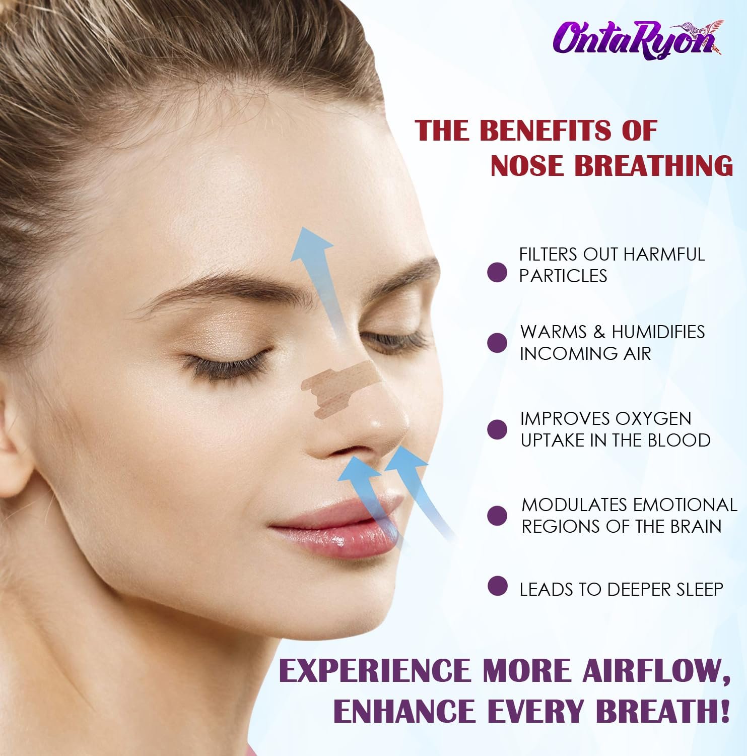 Смужки для носа (x100 Великі/Large) Пластирі від хропіння, фото №8 Смужки для носа (x100 Великі/Large) Пластирі від хропіння, фото №8