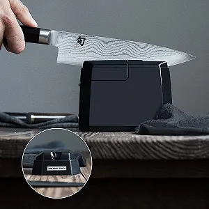 Електрична точилка для ножів KAI APW17 Set Black synthetic.ua - Фото 1