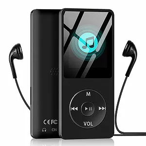 MP3-плеер Bluetooth Sport 32 GB портативный Hi-Fi звук FM-радио запись голоса видео динамик E-Book поддержка до 128 GB (с наушниками) - Фото 1