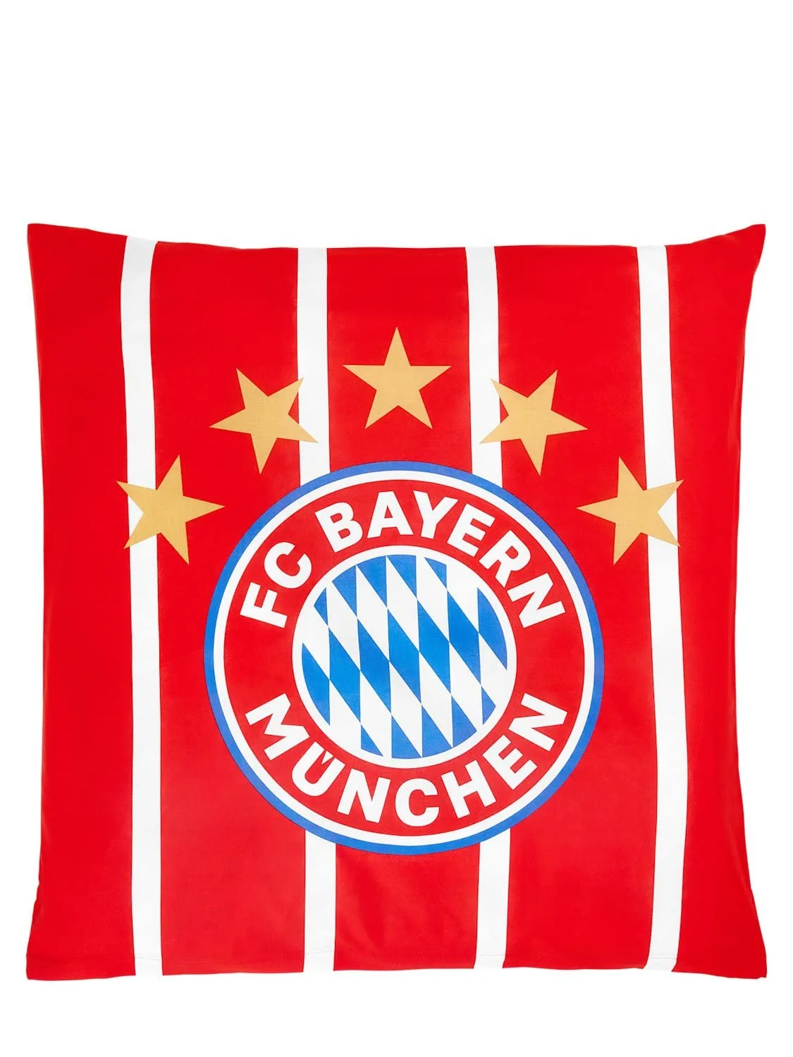 Комплект постільної білизни FC Bayern Munich підковдра та наволочка червоно-білі смуги 135 x 200 см, фото №4