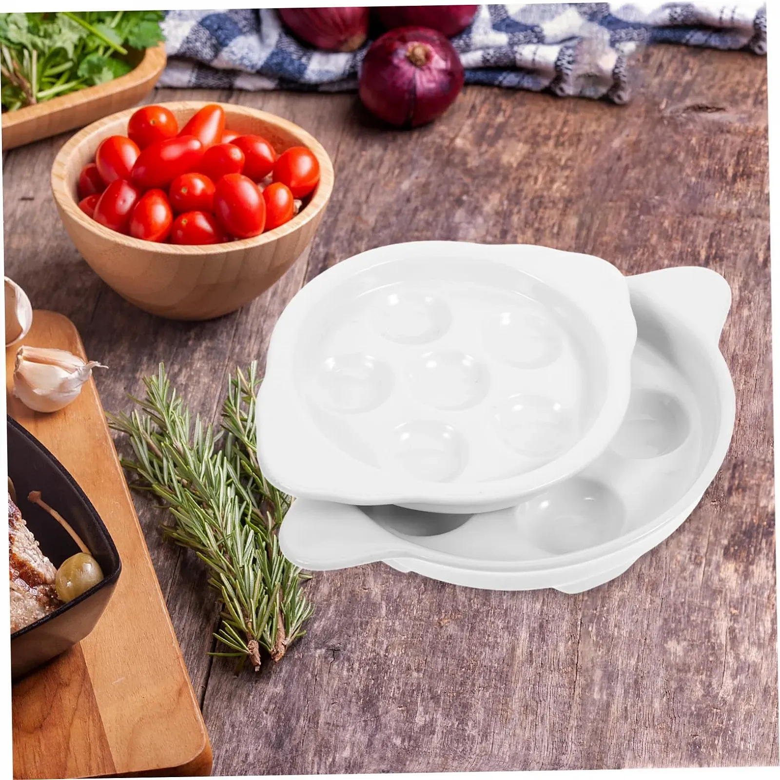 Форма для запікання равликів керамічна 2 шт. жаростійка, фото №5 Форма для запікання равликів керамічна 2 шт. жаростійка, фото №5