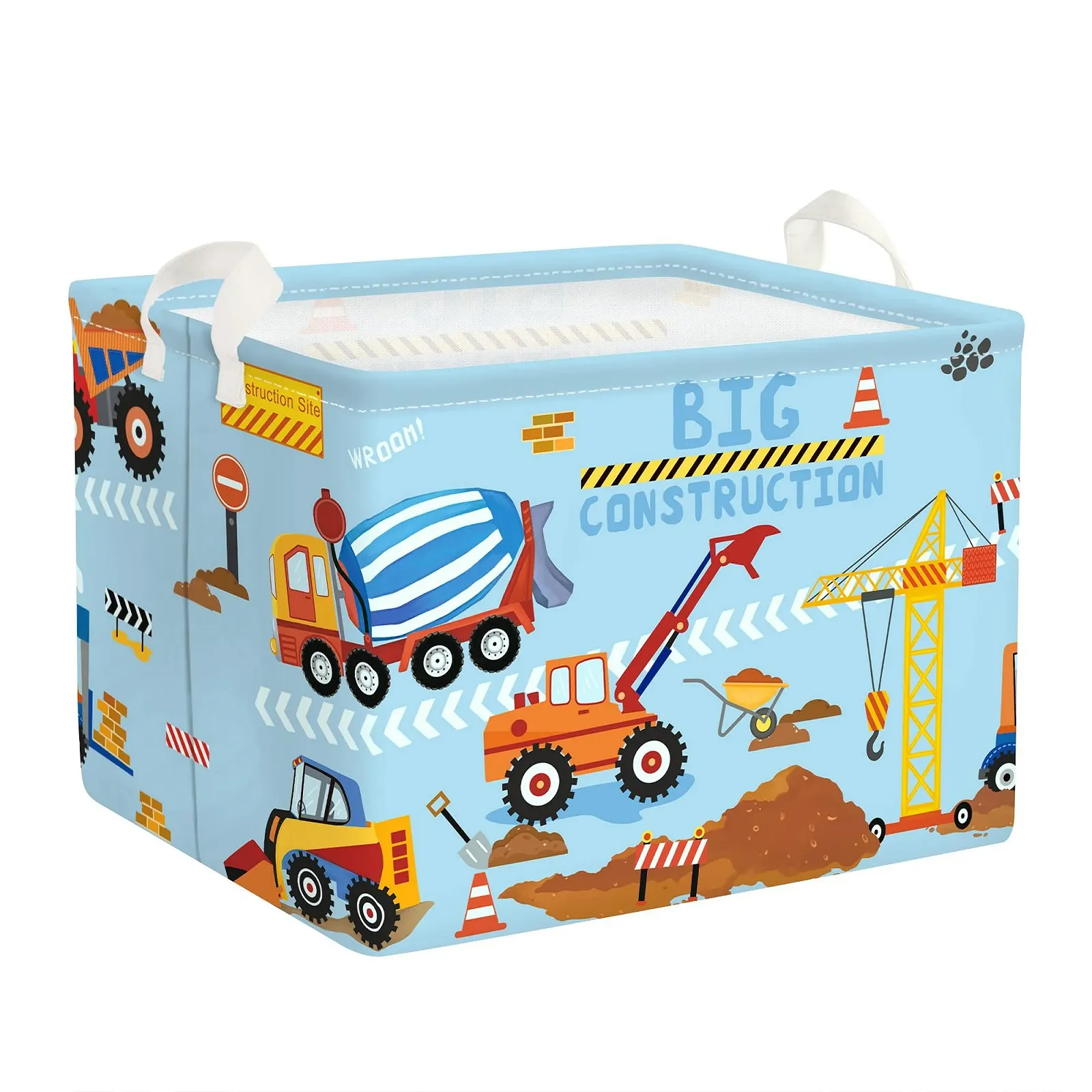 Корзина для игрушек Детская HUUMONSS Строительная техника 36л, фото №1 Корзина для игрушек Детская HUUMONSS Строительная техника 36л, фото №1