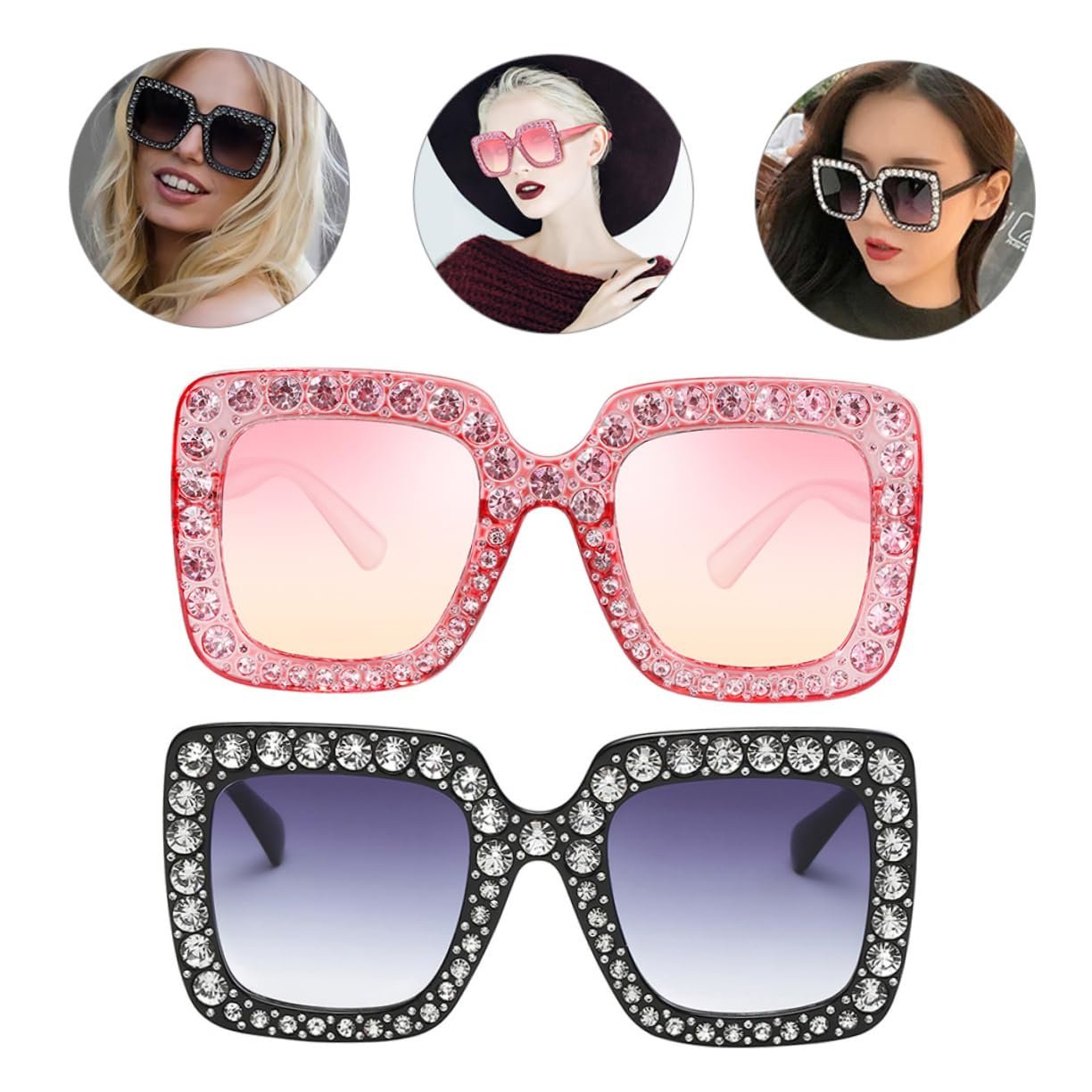 Сонцезахисні окуляри PACKOVE Великого розміру Квадратна оправа Ацетат Для жінок, фото №6 Сонцезахисні окуляри PACKOVE Великого розміру Квадратна оправа Ацетат Для жінок, фото №6