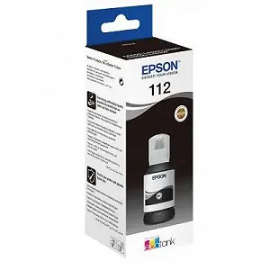 Контейнер с чернилами EPSON 112 EcoTank Pigment Black ink C13T06C14A - Фото 1