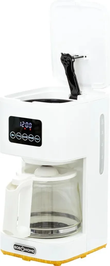 Фильтр-кофеварка Buongiorno Café с таймером и многоразовым фильтром Белая, фото №2