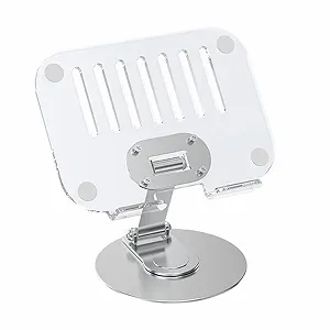 Підставка для ноутбука Портативна Складна Обертання на 360 градусів Охолоджуюча - Фото 1