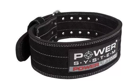Пояс для пауэрлифтинга Power System Lifting PS-3800 M Black, фото №1