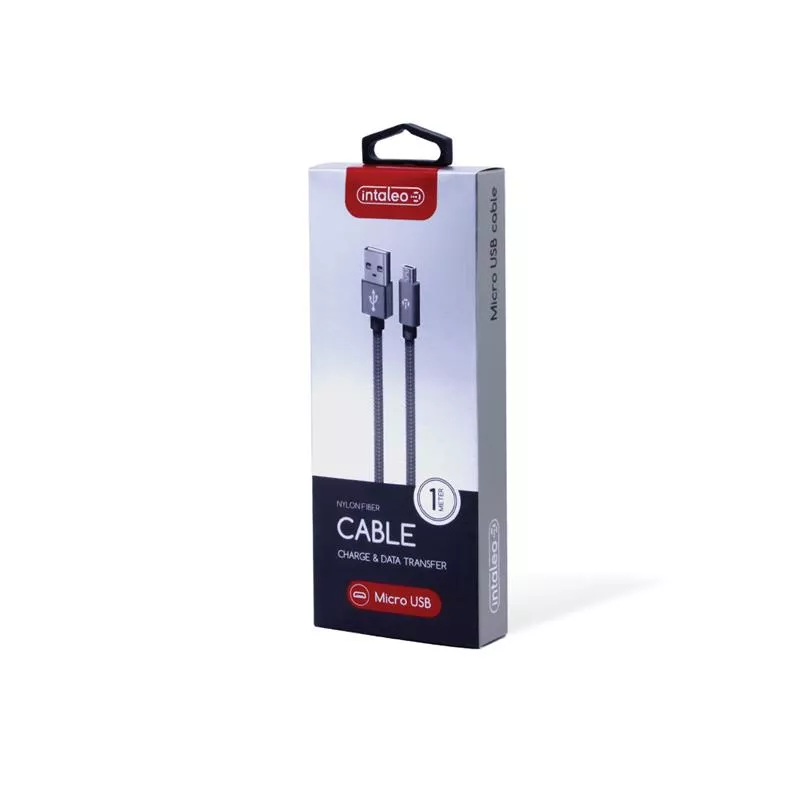 Кабель Intaleo CBGNYM1 USB-microUSB 1м Grey 1283126477676, фото №4