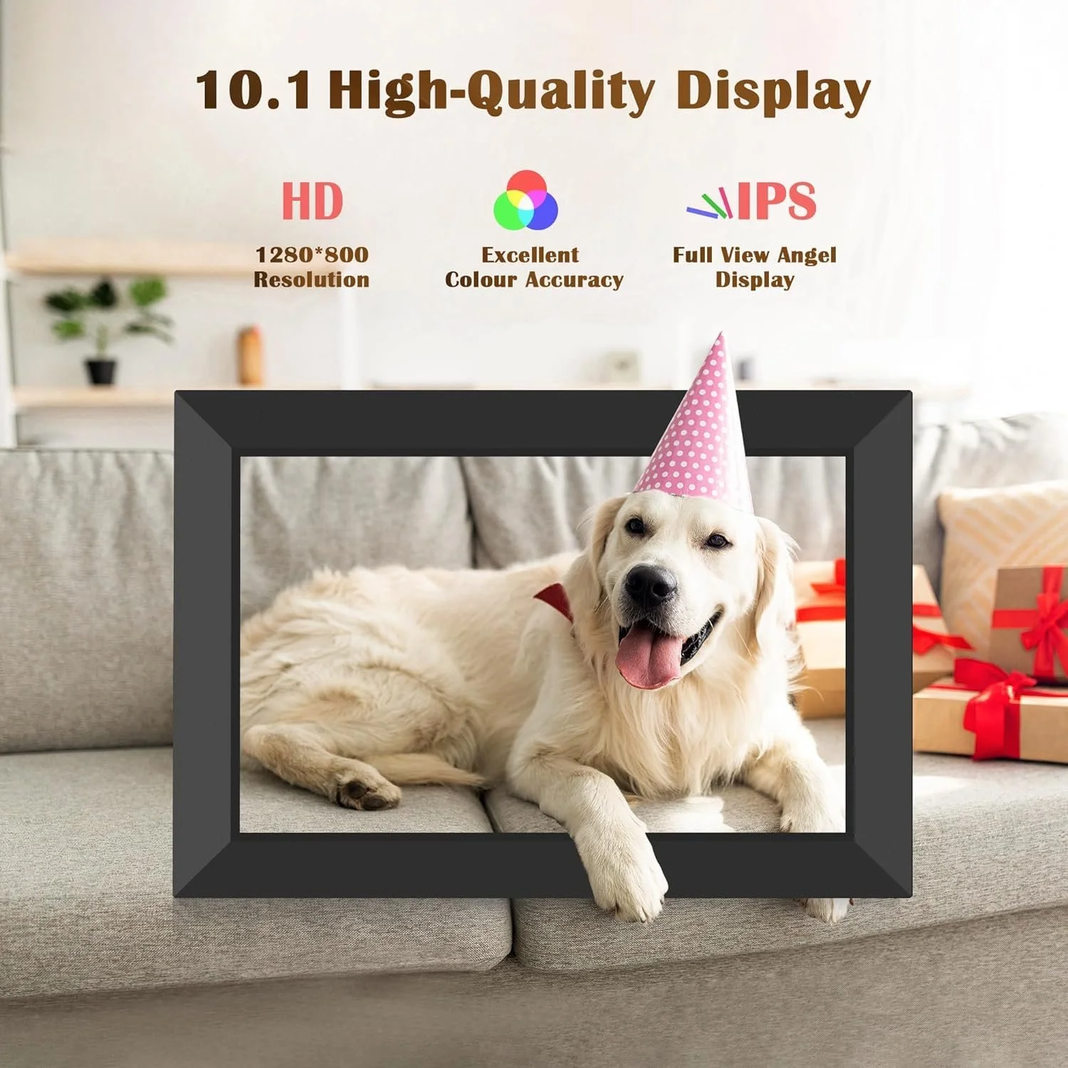 Цифровая фоторамка WONNIE Frameo 10.1 дюйма WLAN 32.0 GB, фото №4