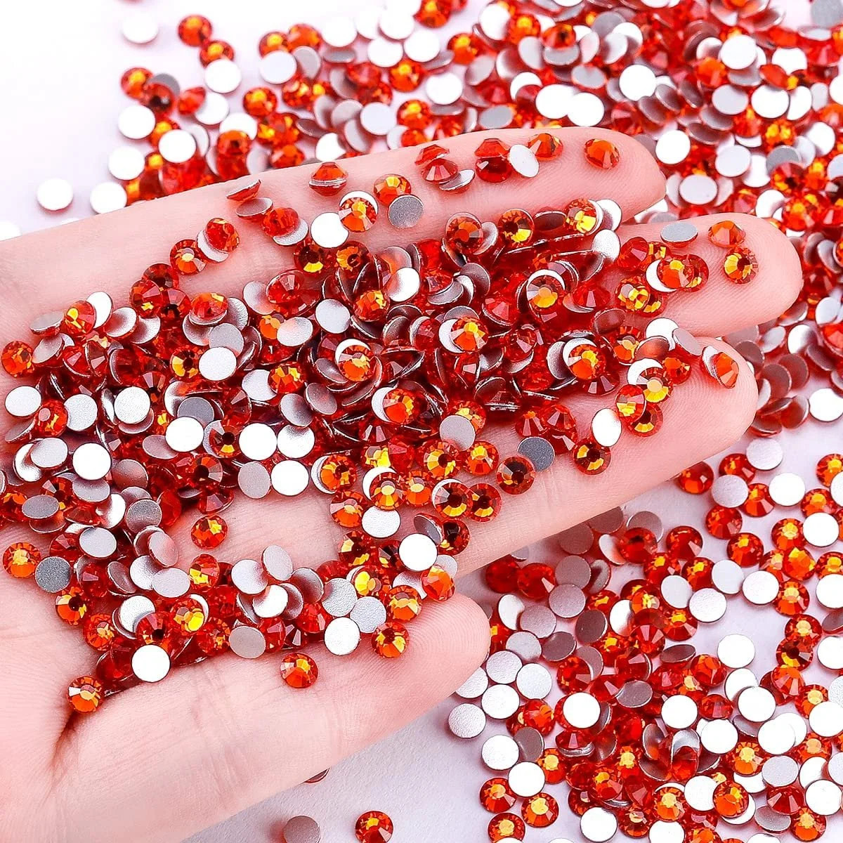 Стрази Novani Crystal Rhinestones Flatback, 1440 шт, скло, колір гіацинт, фото №9