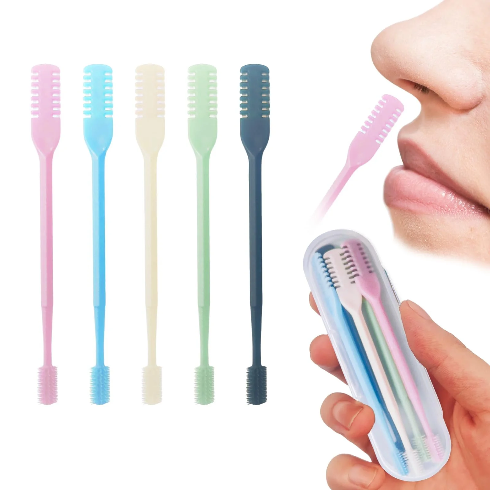 Тример FINEASY 2-в-1 Ротаційний Ручний 5 шт Ручний Для Носа Двосторонній, фото №1