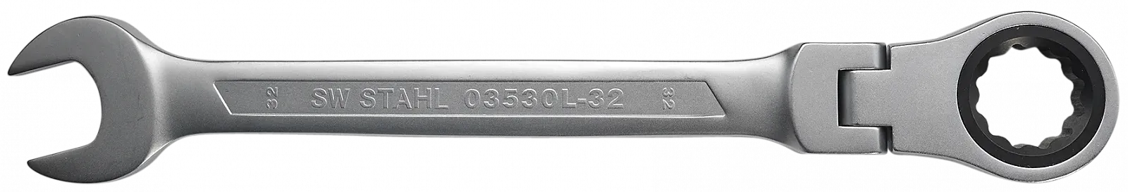 Комбінований тріскачковий ключ SW-STAHL 03530L-32 32 мм з шарніром, фото №1