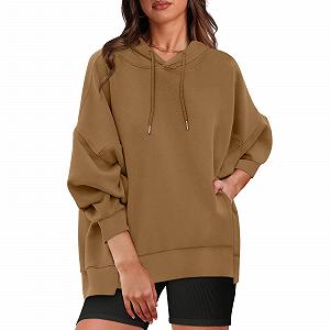 Худі Жіночий Світшот Пуловер Однотонний Довгий Рукав synthetic.ua - Фото 1