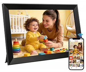 Цифровая фоторамка Frameo 10.1 дюйма 1280 x 800 HD IPS Wi-Fi 32 ГБ - Фото 1