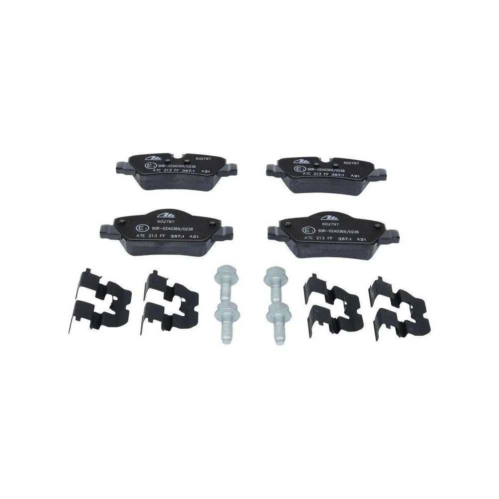 Комплект гальмівних колодок, дискові гальма ATE 13.0460-2797.2 для MINI задня вісь, фото №1 Комплект гальмівних колодок, дискові гальма ATE 13.0460-2797.2 для MINI задня вісь, фото №1