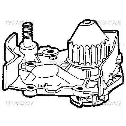Водяний насос системи охолодження TRISCAN 8600 25009 для RENAULT DACIA, фото №2
