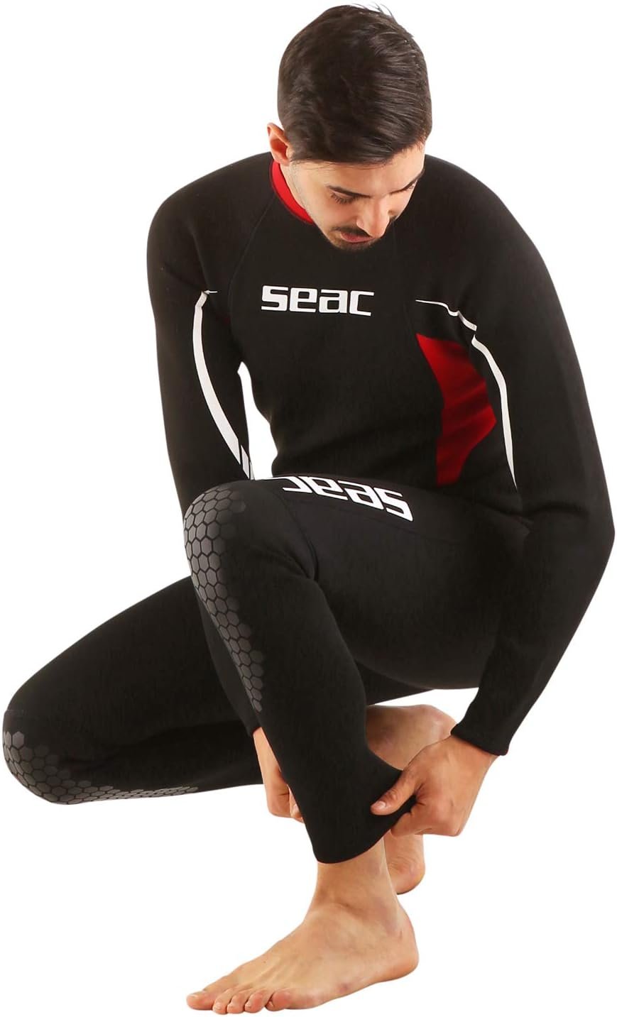 Гідрокостюм для дайвінгу Seac Relax One 2.2 mm Black/Red, фото №3