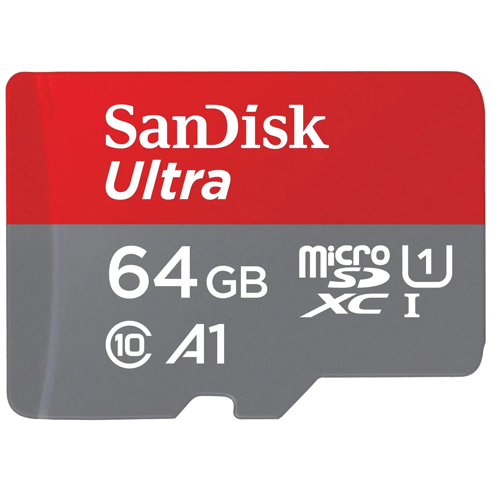 Карта памяти SanDisk Ultra Android microSDXC UHS-I 64GB + Adapter A1 Class 10 U1 140 МБ/с, фото №1 Карта памяти SanDisk Ultra Android microSDXC UHS-I 64GB + Adapter A1 Class 10 U1 140 МБ/с, фото №1