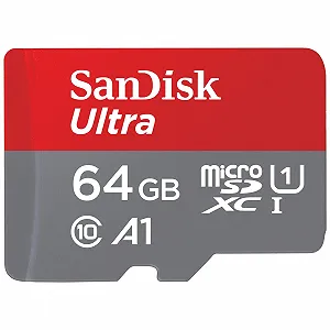 Карта памяти SanDisk Ultra Android microSDXC UHS-I 64GB + Adapter A1 Class 10 U1 140 МБ/с - Фото 1