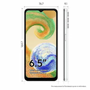 Смартфон Samsung Galaxy A04s SM-A047F/DSN 16.5 см (6.5 дюймов) Dual SIM 4G USB Type-C 3 ГБ 32 ГБ 5000 мАч Белый synthetic.ua - Фото 1