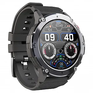 Смарт-часы findtime Спортивные 1.32 дюйма Черный - Фото 1