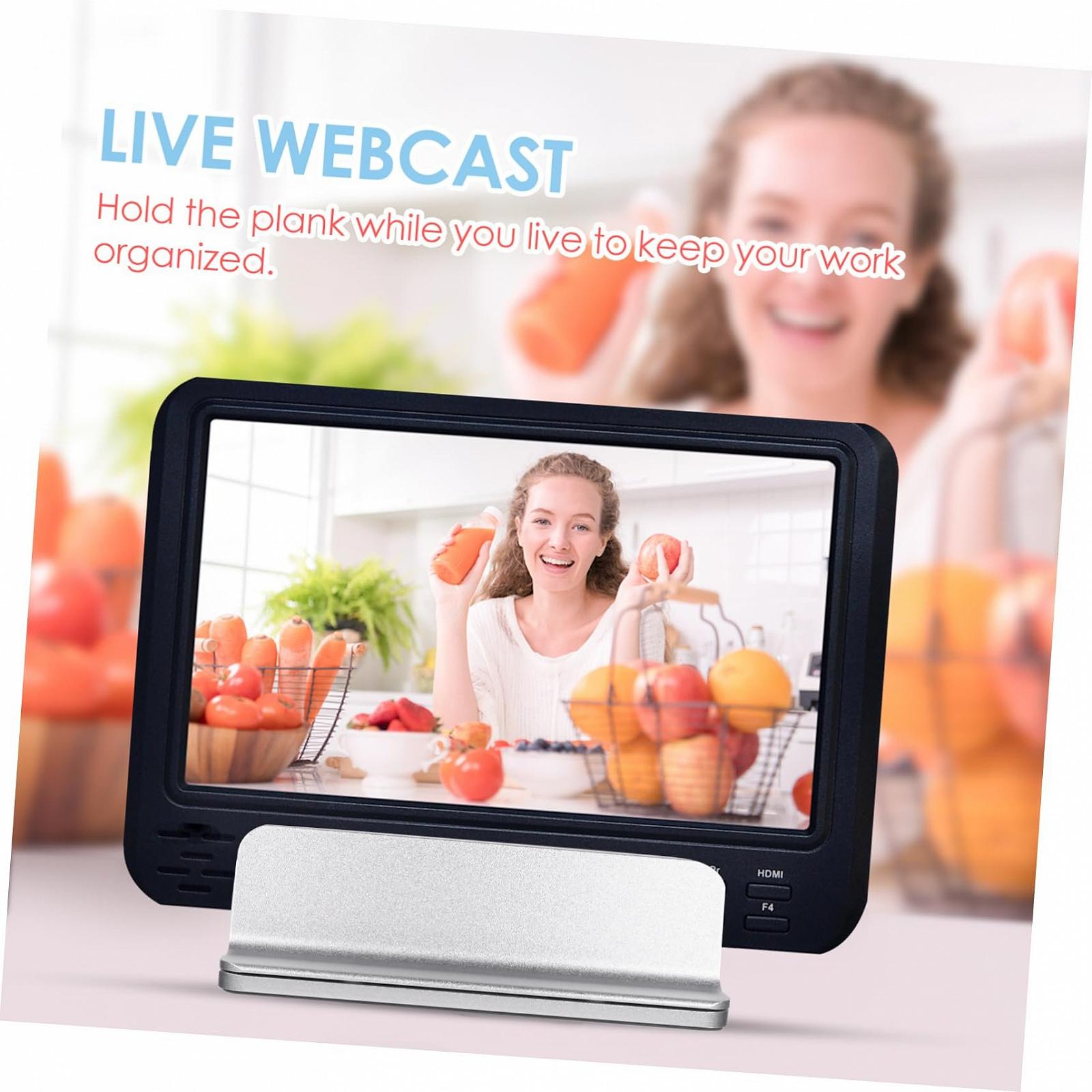 Держатель для ноутбука Gatuida Вертикальный, алюминиевый, для настольного компьютера, подставка для планшета, органайзер для ноутбука, многоцелевая полка, фото №5