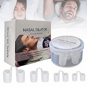 Розширювач для носа для сну Силіконовий багаторазовий пристрій для розв'язання проблеми хропіння (4 розміри/паковання) - Фото 1