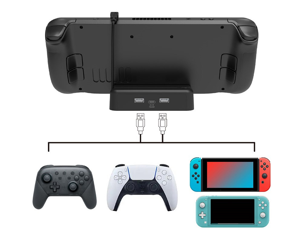 Зарядна док-станція підставка PGTECH для Steam Deck Oled, фото №9