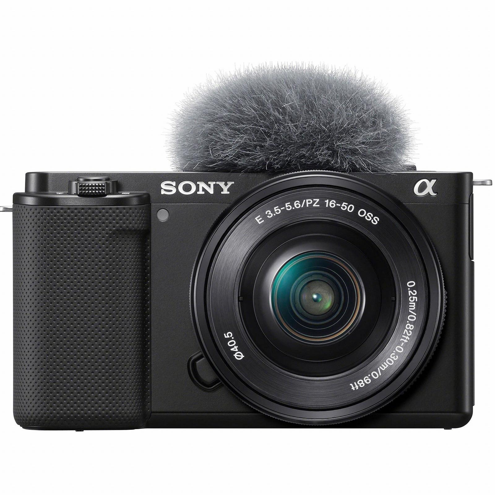 Бездзеркальний фотоапарат SONY ZV-E10 24Мп / CMOS / 4K 120fps / 20Х зум / Bluetooth / Чорний (ZVE10LB.CEC) +  об'єктив Sony ZV-E10L 16-50mm f/3.5-6.3, фото №1