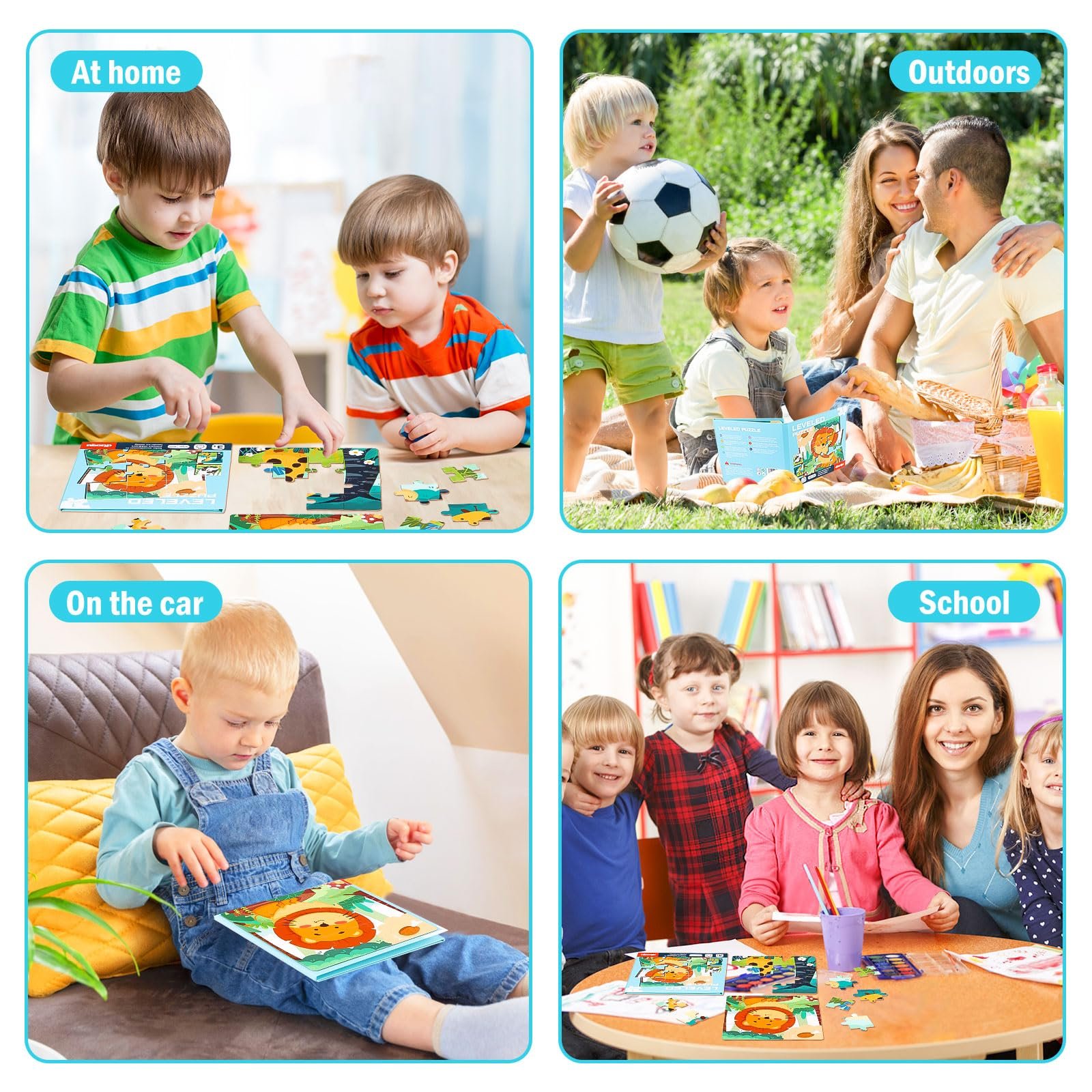 Магнітний пазл Тварини 3 в 1 від 2 років, фото №7 Магнітний пазл Тварини 3 в 1 від 2 років, фото №7