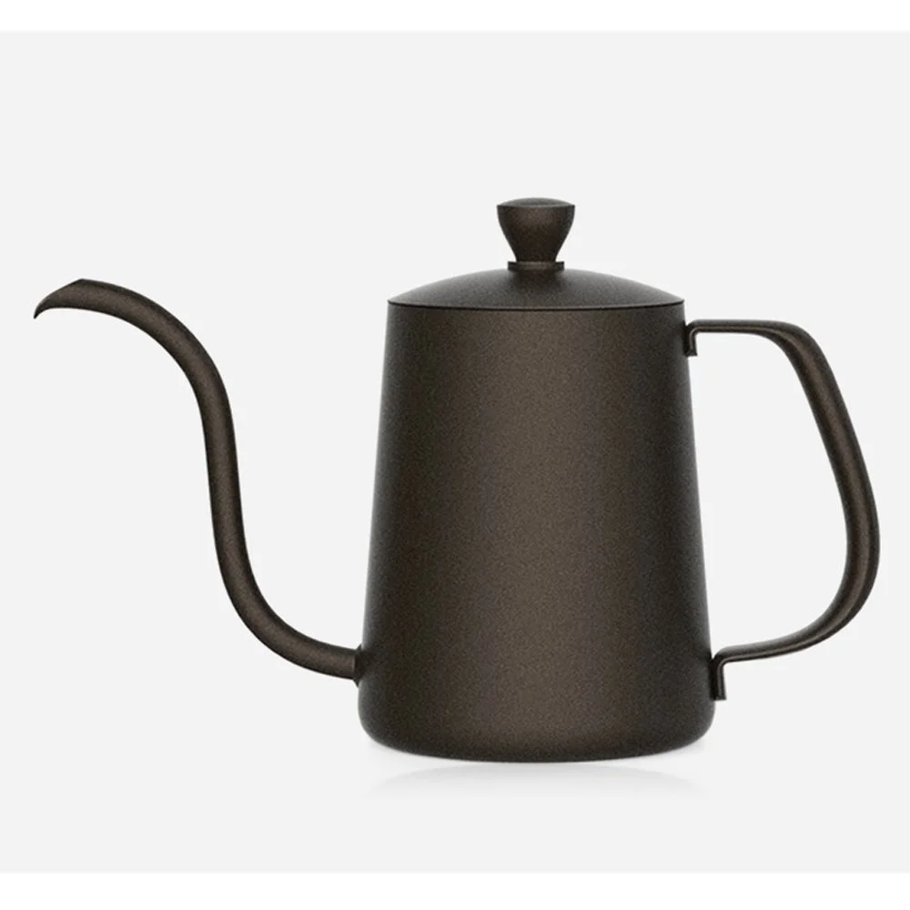 Чайник для приготування кави 350 мл з носиком 4 мм Drip Coffee Drip Kettle з антипригарним покриттям, фото №1 Чайник для приготування кави 350 мл з носиком 4 мм Drip Coffee Drip Kettle з антипригарним покриттям, фото №1