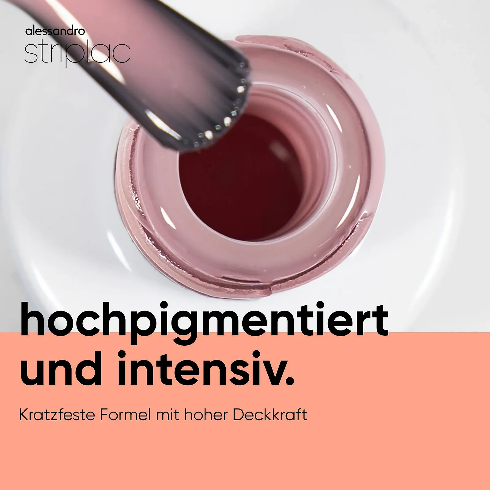 Гель-лак alessandro Striplac French Ros
é Розовый, 6.5 мл, фото №3