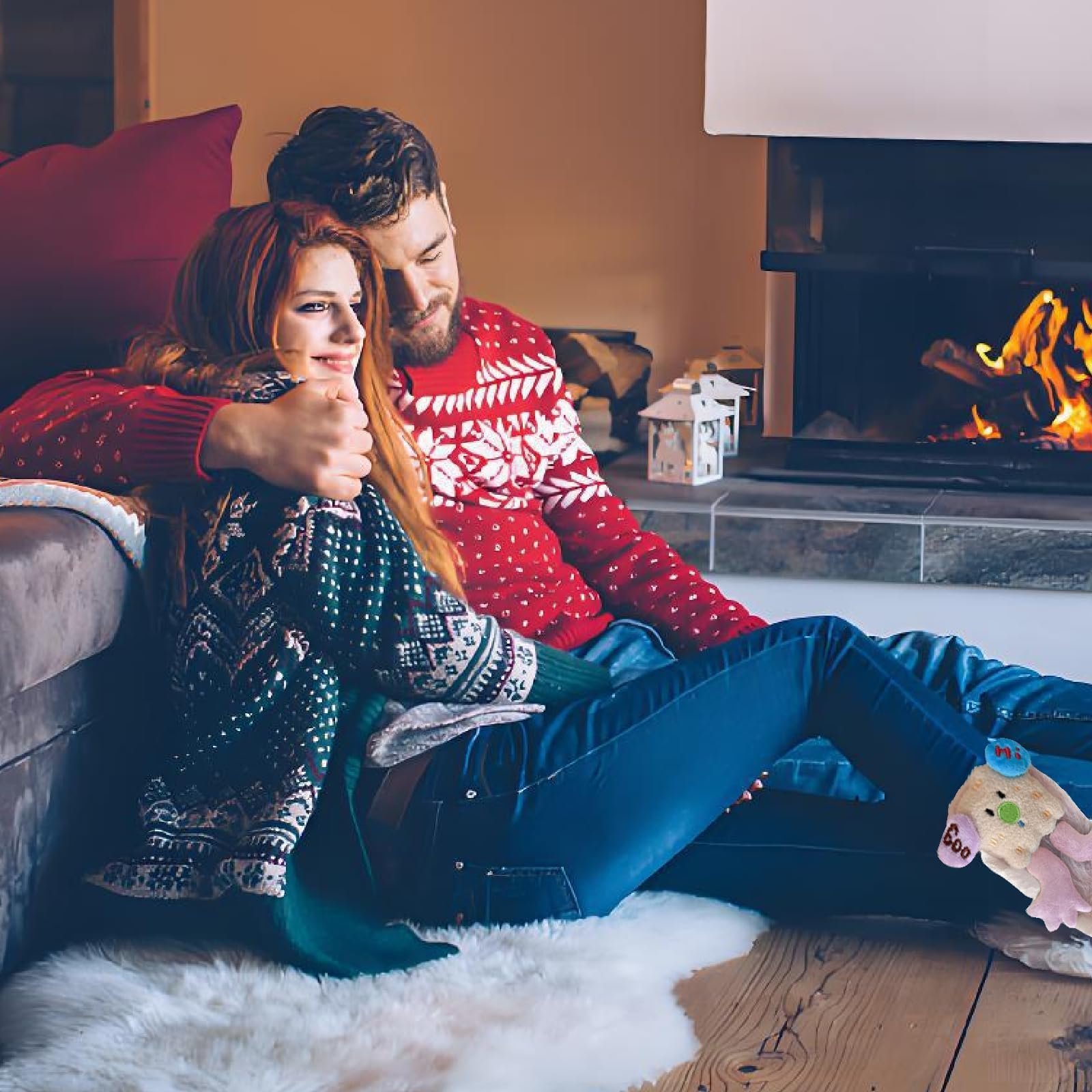 1 пара пушистых носков, фото №6