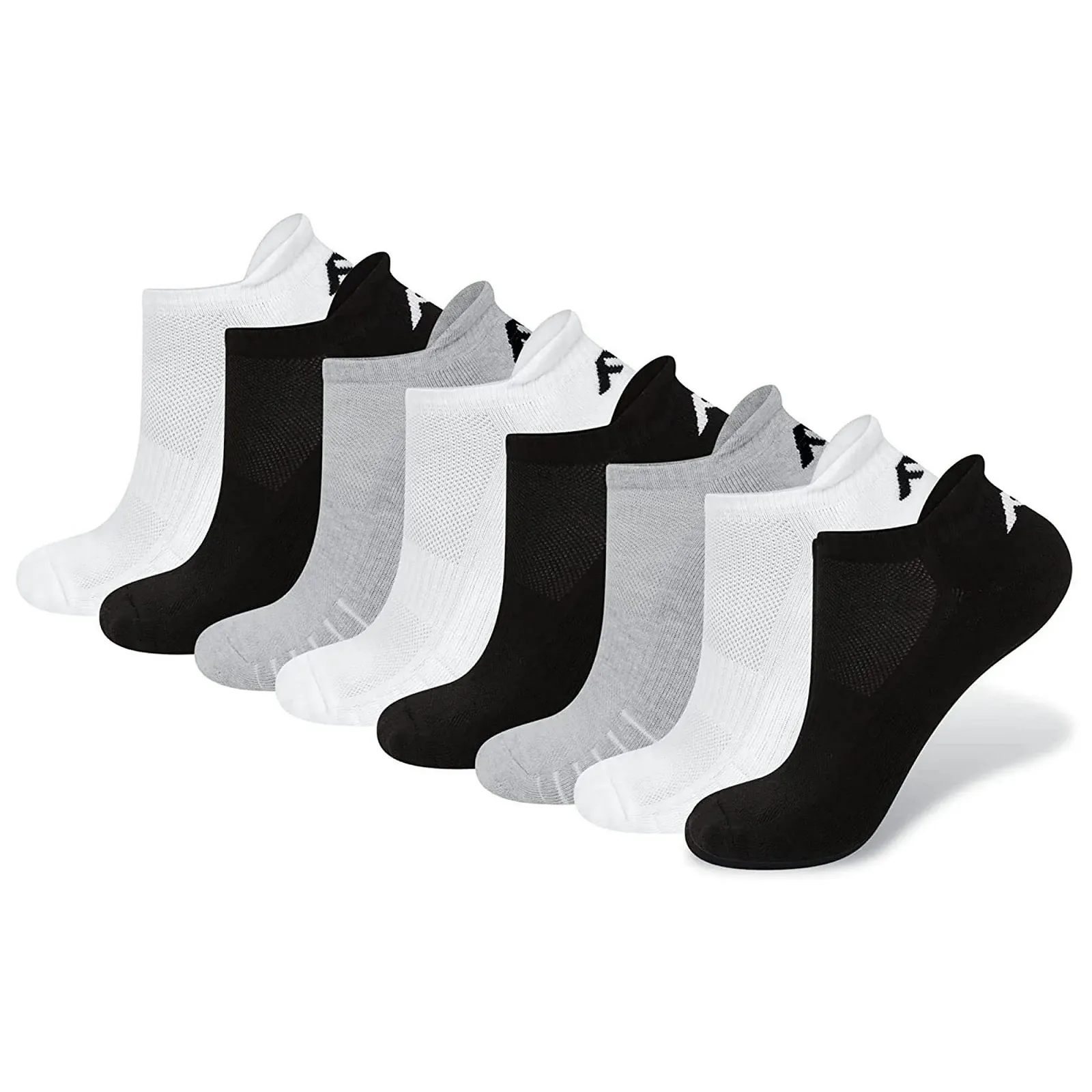 Носки-подследники FM London 8 пар, унисекс, с амортизацией, фото №1