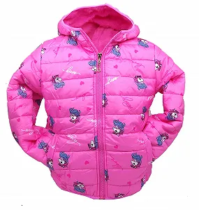 Куртка зимняя Moderei Unicorn розовая и светло-зеленая, искусственный мех, капюшон, на молнии, размер 98-128 - Фото 1